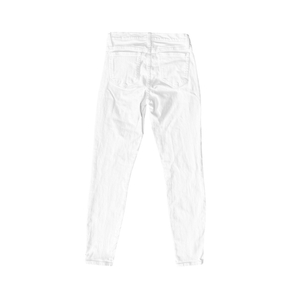 J. Crew | 8” Toothpick Ankle Denim Jeans White, Women’s Size 27 (4) - Picture 8 of 10